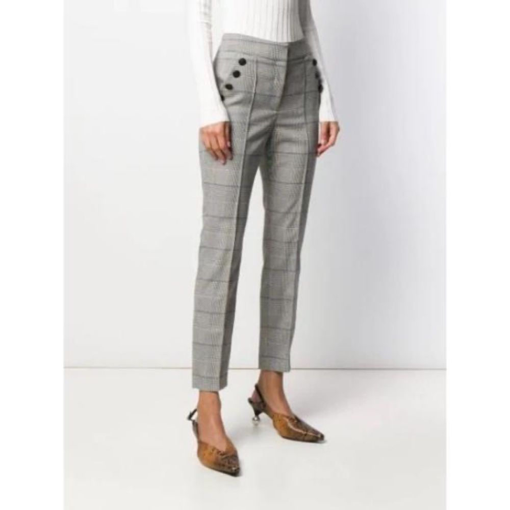Veronica Beard Plaid Virgil Trousers